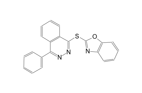 phthalazine, 1-(2-benzoxazolylthio)-4-phenyl-