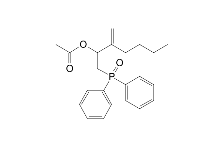 (1-diphenylphosphoryl-3-methylidene-heptan-2-yl) ethanoate