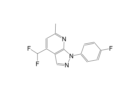1H-pyrazolo[3,4-b]pyridine, 4-(difluoromethyl)-1-(4-fluorophenyl)-6-methyl-