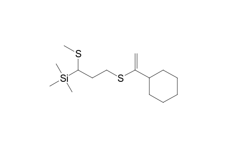 1-[3-Methylthio-3-(trimethylsilyl)propylthio]-1-cyclohexylethene