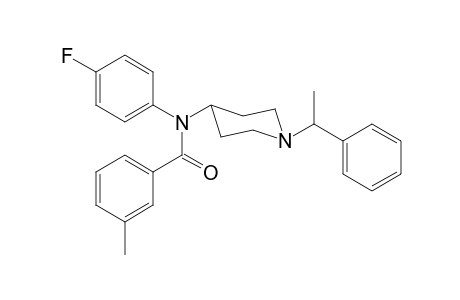 N-4-Fluorophenyl-3-methyl-N-[1-(1-phenylethyl)piperidin-4-yl]benzamide