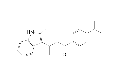 1-[4-(i-Propyl)phenyl]-3-(1H-2-methylindol-3-yl)-butan-1-one