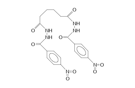 N,N'-Bis(4-nitro-benzoyl)-adipic acid, dihydrazide