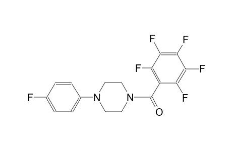 1-(4-fluorophenyl)-4-(2,3,4,5,6-pentafluorobenzoyl)piperazine