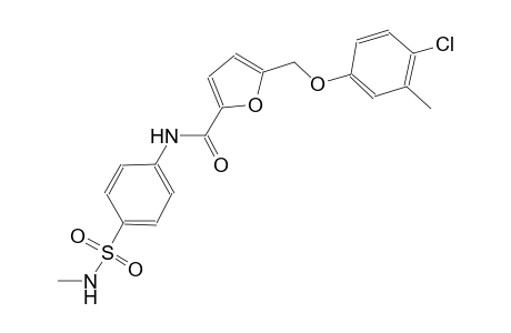 5-[(4-chloro-3-methylphenoxy)methyl]-N-{4-[(methylamino)sulfonyl]phenyl}-2-furamide