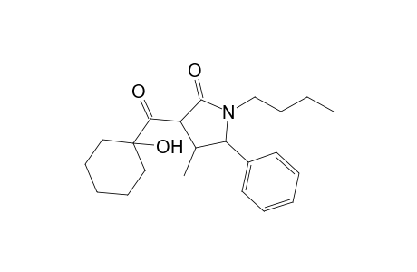 1-Butyl-3-[(1'-hydroxycyclohexyl)carbonyl]-4-methyl-5-phenylpyrrolidin-2-one