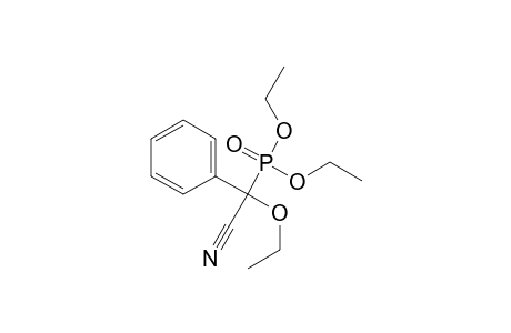 .alpha.-Ethoxy-.alpha.-(diethoxyphosphinyl)phenylacetonitrile