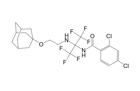 benzamide, 2,4-dichloro-N-[2,2,2-trifluoro-1-[[2-(tricyclo[3.3.1.1~3,7~]dec-1-yloxy)ethyl]amino]-1-(trifluoromethyl)ethyl]-