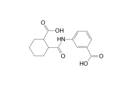 3-[(2-carboxycyclohexanecarbonyl)amino]benzoic acid