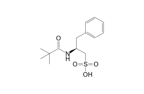 (2S)-2-(2,2-dimethylpropanoylamino)-3-phenyl-propane-1-sulfonic acid