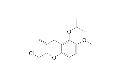 2-Allyl-1-(2-chloroethoxy)-3-isopropoxy-4-methoxybenzene
