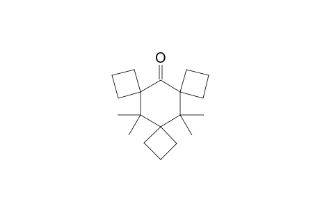 5,5,10,10-Tetramethyltrispiro[3.1.3.1.3.1]pebtadecan-15-one