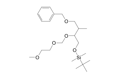 (2s,3s)-4-benzyloxy-1-(tert-butyldimethylsilyloxy)-2-methoxyethoxymethoxy-3-methylbutane