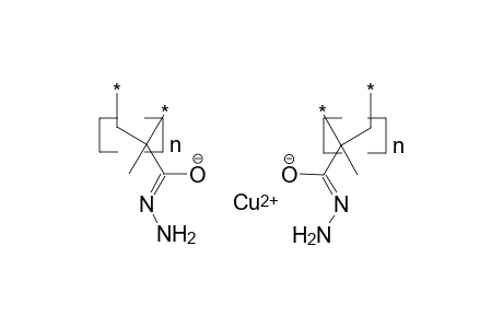 Poly(methacryloyl hydrazide), cu(ii) complex