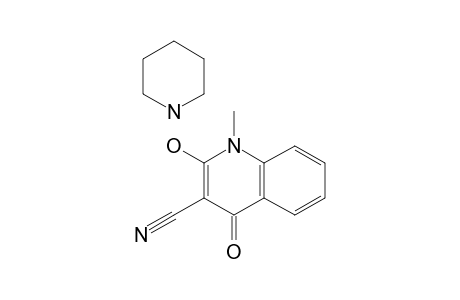 1,4-DIHYDRO-2-HYDROXY-1-METHYL-4-OXO-3-QUINOLINE-CARBONITRILE-1:1-PIPERIDINE-ADDUCT