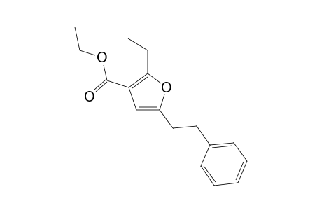 Ethyl 2-ethyl-5-phenethylfuran-3-carboxylate