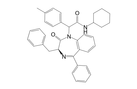 2-((S)-3-Benzyl-2-oxo-5-phenyl-2,3-dihydro-benzo[e][1,4]diazepin-1-yl)-N-cyclohexyl-2-p-tolyl-acetamide