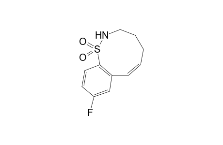 (Z)-9-Fluoro-2,3,4,5-tetrahydrobenzo[h][1,2]thiazonine 1,1-dioxide