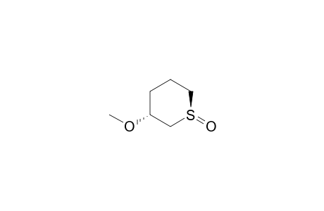 2H-Thiopyran, tetrahydro-3-methoxy-, 1-oxide, trans-