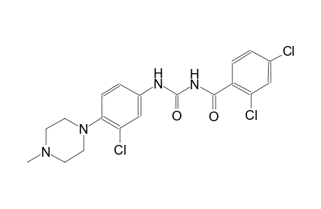 urea, N-[3-chloro-4-(4-methyl-1-piperazinyl)phenyl]-N'-(2,4-dichlorobenzoyl)-