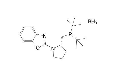 2-((2S)-2-{[Di(tert-butyl)phosphanyl]methyl}pyrrolidin-1-yl)-1,3-benzoxazole Borane