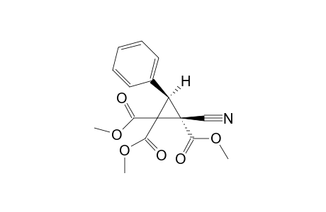 (E)-Trimethyl 2-cyanocyclopropane-3-phenyl-1,1,2-tricarboxylate