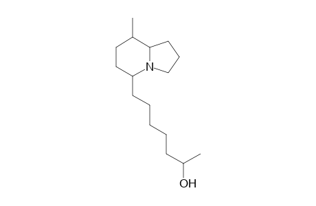 8-Methyl-5-(sec-hydroxyheptyl)-indolizidine
