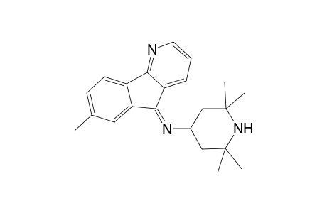 N-[(5Z)-7-Methyl-5H-indeno[1,2-b]pyridin-5-ylidene]-N-(2,2,6,6-tetramethyl-4-piperidinyl)amine