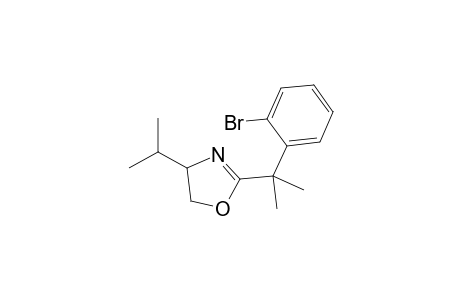 2-(o-Bromo-.alpha.,.alpha.-dimethylbenzyl)-4-isopropyloxazoline