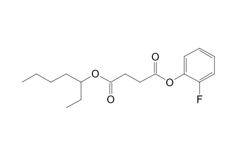 Succinic acid, 2-fluorophenyl 3-heptyl ester