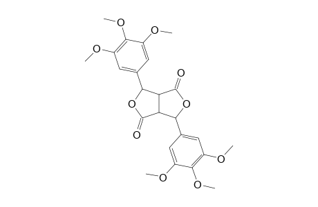 1,4-bis(3,4,5-trimethoxyphenyl)-1,3a,4,6a-tetrahydrofuro[3,4-c]furan-3,6-dione