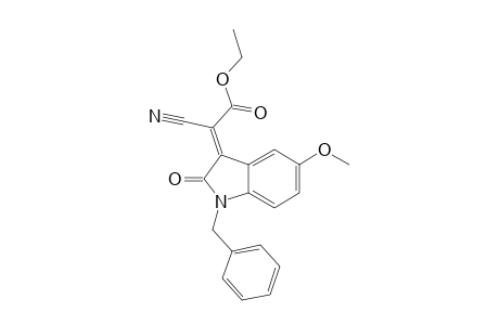 (E)-Ethyl 2-(1-benzyl-5-methoxy-2-oxoindolin-3-ylidene)-2-cyanoacetate