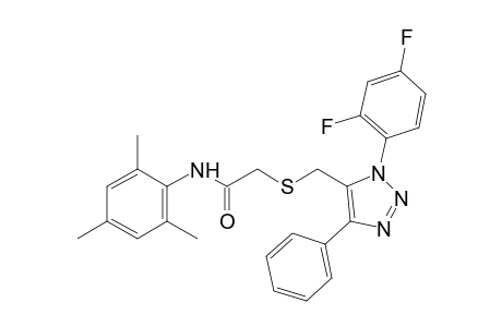 2-{{[1-(2,4-difluorophenyl)-4-phenyl-1H-1,2,3-triazol-5-yl]methyl]thio}-2',4',6'-trimetylacetanilide