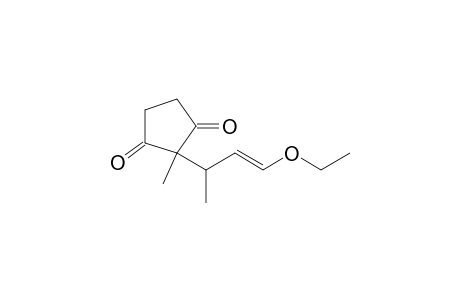 2-[(E)-3-ethoxy-1-methyl-allyl]-2-methyl-cyclopentane-1,3-dione
