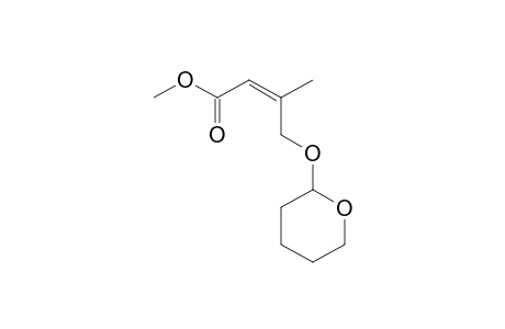 (Z)-Methyl 3-methyl-4-(tetrahydropyran-2-yloxy)but-2-enoate