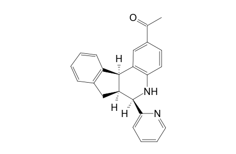 2-Acetyl-6-(pyridin-2-yl)-6,6a,7,11b-tetrahydro-5H-indeno[2,1-c]quinoline