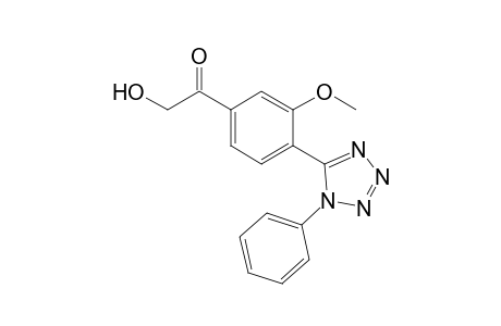 3-Methoxy-4-(1'-phenyl-5'-tetrazol)-oxyacetophenone