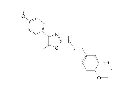 3,4-dimethoxybenzaldehyde [4-(4-methoxyphenyl)-5-methyl-1,3-thiazol-2-yl]hydrazone
