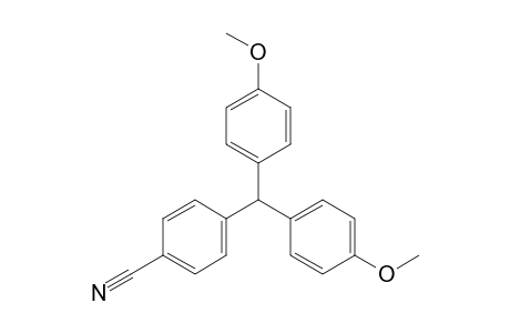 4-(bis(4-methoxyphenyl)methyl)benzonitrile