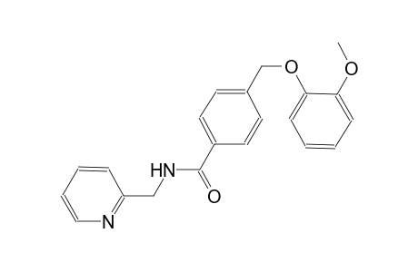 4-[(2-methoxyphenoxy)methyl]-N-(2-pyridinylmethyl)benzamide