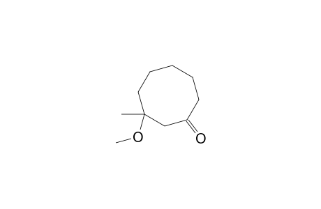 Cyclooctanone, 3-methoxy-3-methyl-