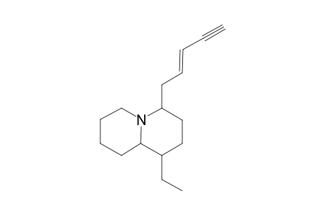 1-Ethyl-4-(2'-penten-4'-ynyl)-quinolizidine