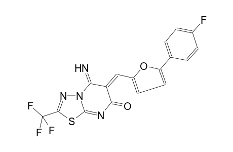 7H-[1,3,4]thiadiazolo[3,2-a]pyrimidin-7-one, 6-[[5-(4-fluorophenyl)-2-furanyl]methylene]-5,6-dihydro-5-imino-2-(trifluoromethyl)-, (6Z)-