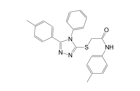 acetamide, N-(4-methylphenyl)-2-[[5-(4-methylphenyl)-4-phenyl-4H-1,2,4-triazol-3-yl]thio]-