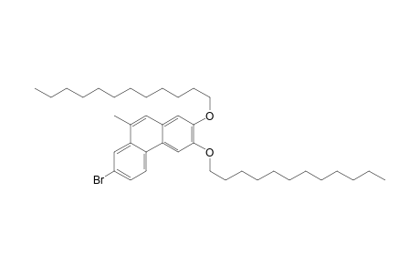 7-Bromo-2,3-bis(dodecyloxy)-9-methylphenanthrene