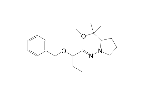 [2-Benzyloxybutylidene]-[2'-(1"-methoxy-1"-methylethyl)pyrrolidin-1'-yl]amine