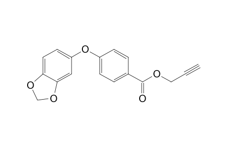 Benzoic acid, 4-(1,3-benzodioxol-5-yloxy)-, 2-propynyl ester