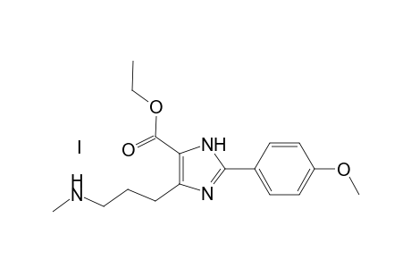 Ethyl 2-(4-methoxyphenyl)-4-[3-(methylamino)propyl]imidazole-5-carboxylate Hydroiodide