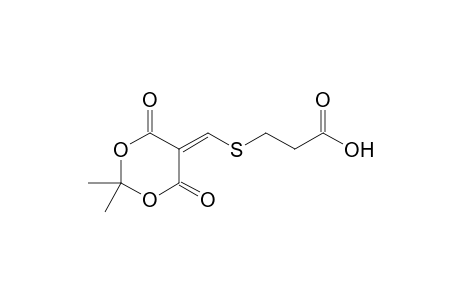 3-[(2,2-dimethyl-4,6-dioxo-1,3-dioxan-5-ylidene)methylthio]propanoic acid