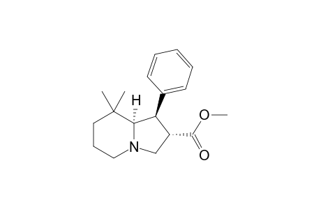 (1R*,2S*,8aR*)-Octahydro-8,8-dimethyl-1-phenyl-2-indolizinecarboxylic methyl ester